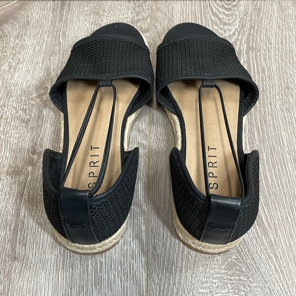 NWOT Esprit Ada Espadrille Flat Sandal Crochet Fabric Upper 7.5M - Picture 4 of 14